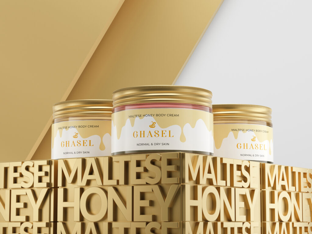 GHASEL Body cream with Maltese honey